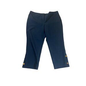 Ann Taylor Factory Women's Blue Crop Casual Office Dress Pants - 16